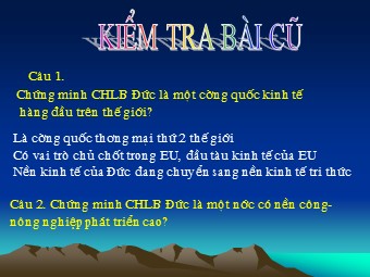 Bài giảng Địa lí Lớp 11 - Bài 8: Liên bang Nga - Tiết 1: Tự nhiên, dân cư và xã hội (Chuẩn kiến thức)