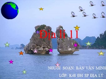 Bài giảng Địa lí Lớp 11 - Bài 9: Nhật Bản - Tiết 1: Tự nhiên, dân cư và tình hình phát triển kinh tế - Bàn Văn Minh