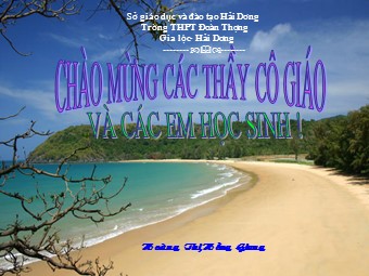 Bài giảng Địa lí Lớp 12 - Bài 18: Đô thị hóa - Hoàng Thị Hồng Giang