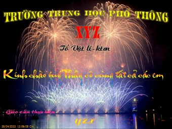 Bài giảng môn Vật lí Khối 12 - Bài 24: Tán sắc ánh sáng (Bản đẹp)
