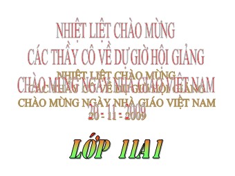 Bài giảng môn Vật lí Lớp 11 - Bài 21: Từ trường của dòng điện chạy trong các dây dẫn có hình dạng đặc biệt (Bản mới)