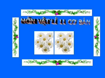 Bài giảng môn Vật lí Lớp 11 - Bài 22: Lực Lorenxơ (Chuẩn kĩ năng)