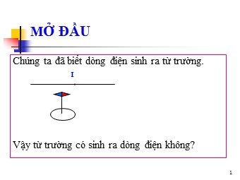 Bài giảng môn Vật lí Lớp 11 - Bài 23: Từ thông. Cảm ứng điện từ (Bản chuẩn kĩ năng)