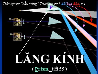 Bài giảng môn Vật lí Lớp 11 - Bài 28: Lăng kính (Bản hay)
