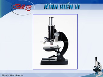Bài giảng môn Vật lí Lớp 11 - Bài 33: Kính hiển vi (Bản hay)