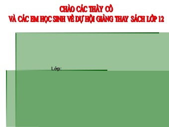 Bài giảng môn Vật lí Lớp 12 - Bài 28: Tia X