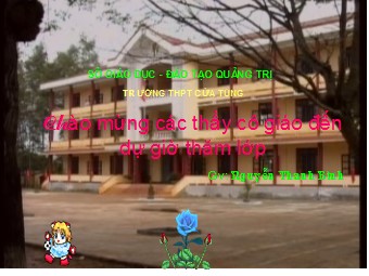 Bài giảng Vật lí Khối 11 - Bài 28: Lăng kính (Bản đẹp)