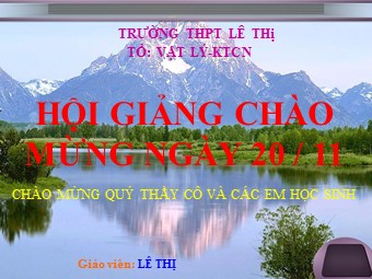 Bài giảng Vật lí Lớp 11 - Bài 13: Dòng điện trong kim loại - Lê Thị