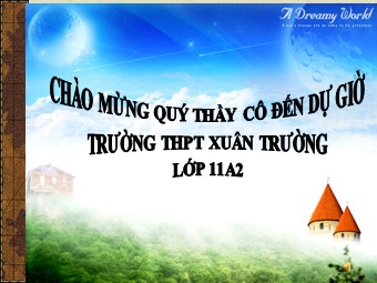Bài giảng Vật lí Lớp 11 - Bài 13: Dòng điện trong kim loại - Trường THPT Xuân Trường