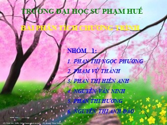 Bài giảng Vật lí Lớp 11 - Bài 23: Từ thông. Cảm ứng điện từ - Phan Thị Ngọc Phương