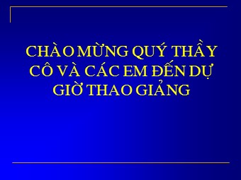Bài giảng Vật lí Lớp 11 - Bài 23: Từ thông. Cảm ứng điện từ (Tiếp theo) - Trần Thảo Nguyên