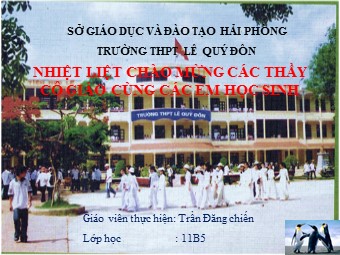 Bài giảng Vật lí Lớp 11 - Bài 28: Lăng kính - Trần Đình Chiến