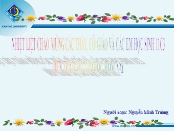 Bài giảng Vật lí Lớp 11 - Bài 31: Mắt - Nguyễn Minh Trường