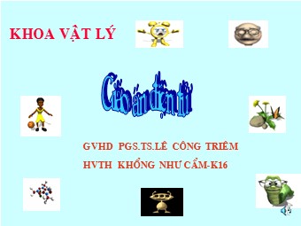 Bài giảng Vật lí Lớp 11 - Bài 32: Kính lúp - Lê Công Triêm