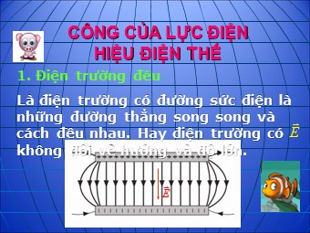 Bài giảng Vật lí Lớp 11 - Bài 5: Điện thế. Hiệu điện thế (Bản mới)