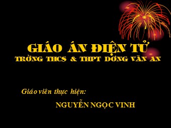Bài giảng Vật lí Lớp 11 - Bài 6: Tụ điện - Nguyễn Ngọc Vinh