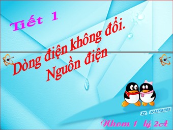 Bài giảng Vật lí Lớp 11 - Bài 7: Dòng điện không đổi. Nguồn điện (Bản mới)