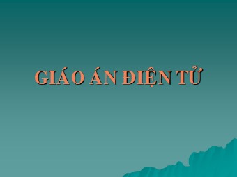 Bài giảng Vật lí Lớp 11 - Bài: Từ trường của dòng điện trong các mạch có dạng khác nhau (Bản hay)