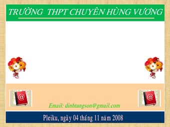 Bài giảng Vật lí Lớp 12 - Bài 12: Đại cương về dòng điện xoay chiều - Trường THPT chuyên Hùng Vương