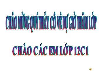 Bài giảng Vật lí Lớp 12 - Bài 14: Mạch có R, L, C mắc nối tiếp (Bản hay)