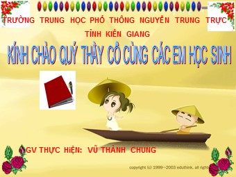 Bài giảng Vật lí Lớp 12 - Bài 17: Máy phát điện xoay chiều - Vũ Thành Chung