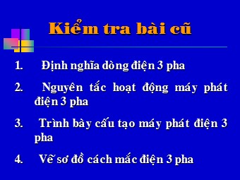 Bài giảng Vật lí Lớp 12 - Bài 18: Động cơ không đồng bộ ba pha (Bản chuẩn kiến thức)