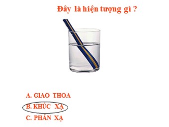 Bài giảng Vật lí Lớp 12 - Bài 24: Tán sắc ánh sáng (Chuẩn kĩ năng)