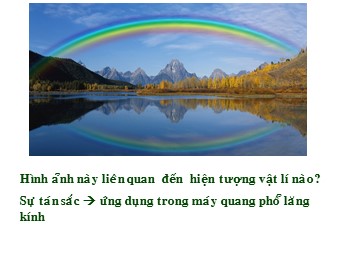 Bài giảng Vật lí Lớp 12 - Bài 26: Các loại quang phổ - Đoàn Văn Thái