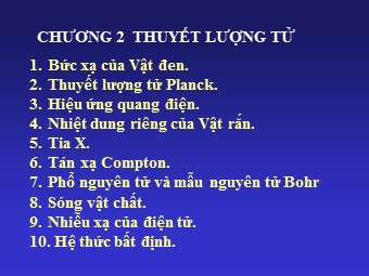 Bài giảng Vật lí Lớp 12 - Bài 30: Hiện tượng quang điện. Thuyết lượng tử ánh sáng (Bản chuẩn kĩ năng)