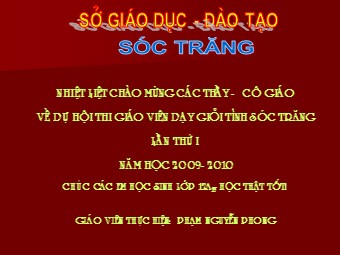 Bài giảng Vật lí Lớp 12 - Bài 30: Hiện tượng quang điện. Thuyết lượng tử ánh sáng - Phạm Nguyễn Phong