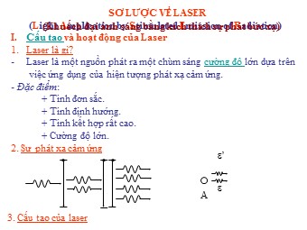 Bài giảng Vật lí Lớp 12 - Bài 34: Sơ lược về Laser (Bản chuẩn kĩ năng)