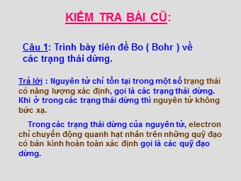 Bài giảng Vật lí Lớp 12 - Bài 34: Sơ lược về Laser (Bản chuẩn kiến thức)