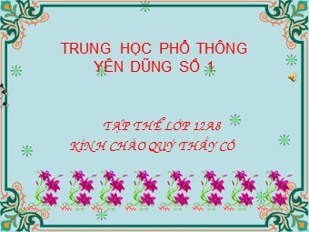 Bài giảng Vật lí Lớp 12 - Bài 41: Cấu tạo vũ trụ - Trường THPT Yên Dũng