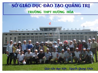 Bài giảng Vật lí Lớp 12 - Bài 8: Giao thoa sóng - Trường THPT Hướng Hóa