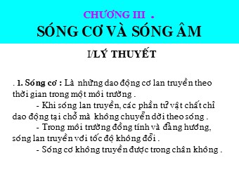 Bài giảng Vật lí Lớp 12 - Bài: Dao động sóng điện từ (Bản mới)