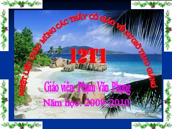 Bài giảng Vật lí Lớp 12 nâng cao - Bài 36: Nhiễu xạ ánh sáng. Giao thoa ánh sáng