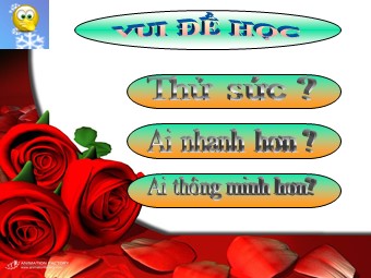 Chương trình ngoại khóa môn Vật lí - Vui để học