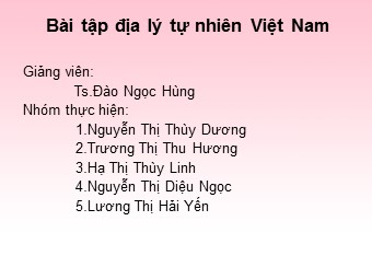 Đề tài Nhóm đất mặn