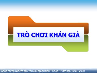 Ngoại khóa môn Vật lí
