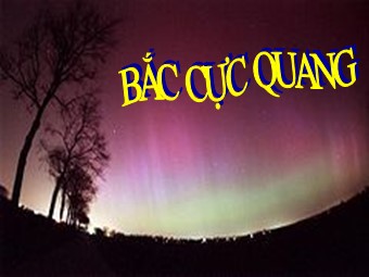 Tài liệu Bắc cực quang
