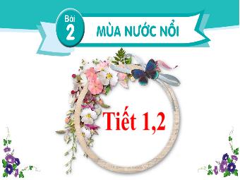 Bài giảng Tiếng Việt 2 (Đọc) - Bài 2: Mùa nước nổi (Tiết 1+2)