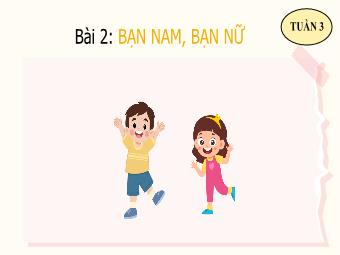 Bài giảng Tiếng Việt 5 - Tuần 3, Bài 2: Bạn nam, bạn nữ