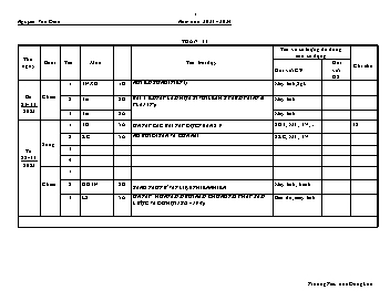 Giáo án các môn Khối Tiểu học - Tuần 11 - Năm học 2023-2024 - Nguyễn Văn Định