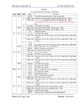 Giáo án các môn Lớp 1 - Tuần 1 - Năm học 2024-2025 - Bùi Thị Mai Tâm