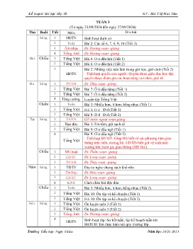 Giáo án các môn Lớp 1 - Tuần 3 - Năm học 2024-2025 - Bùi Thị Mai Tâm
