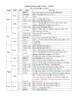 Giáo án các môn Lớp 3 - Tuần 3 - Năm học 2024-2025 - Nguyễn Thị Huế