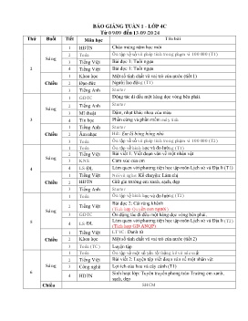 Giáo án các môn Lớp 4 - Tuần 1 - Năm học 2024-2025 - Nguyễn Thị Hải Yến