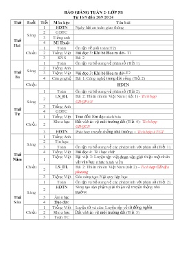 Giáo án các môn Lớp 5 - Tuần 2 - Năm học 2024-2025 - Bùi Thị Quỳnh