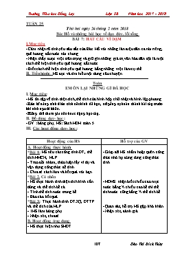 Giáo án các môn Lớp 5 - Tuần 25+26 - Năm học 2017-2018 - Đào Thị Bích Thủy