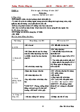Giáo án các môn Lớp 5 - Tuần 6 - Năm học 2017-2018 - Đào Thị Bích Thủy